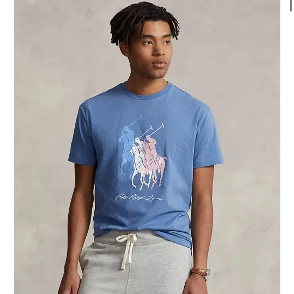 Men's Classic-Fit Big Pony Jersey T-Shirt✨